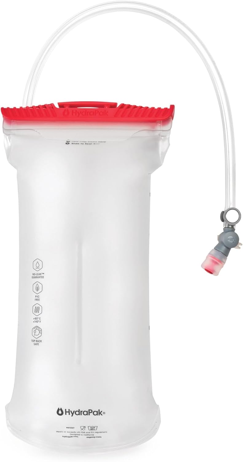 Osprey Hydraulics LS 1.5L Water Reservoir for Backpacks - Lightweight Hydration Bladder for Biking and Running Backpack Reservoir