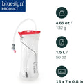 Osprey Hydraulics LS 1.5L Water Reservoir for Backpacks - Lightweight Hydration Bladder for Biking and Running Backpack Reservoir