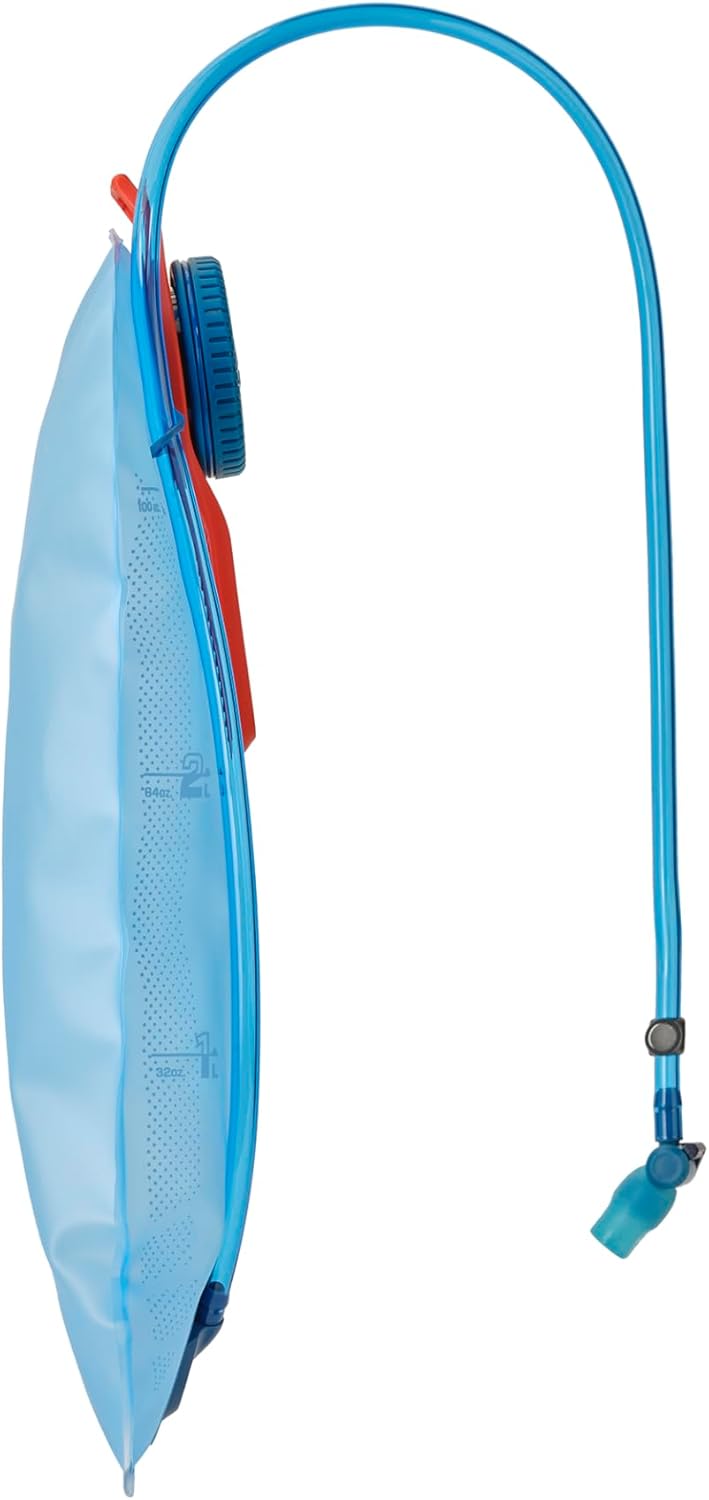 Gregory 3D Hydro Trek 3L Day Hiking/Backpacking Hydration Water Reservoir/Bladder, Ocean/Orange