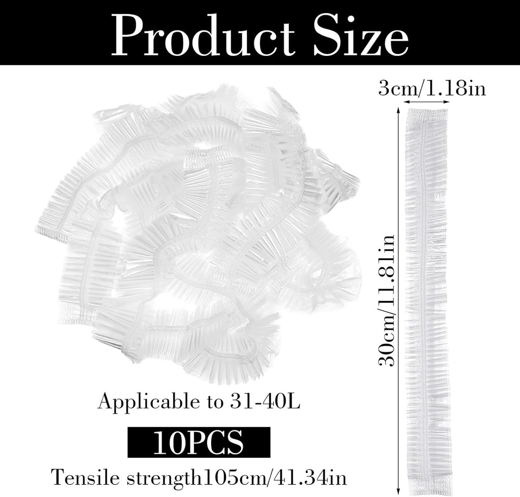 Molain 10 Pack Backpack Rain Cover, Disposable Waterproof Lightweight Backpack Cover Elastic Covers Protector Disposable Rain Covers for Backpacks Outdoor Hiking Cycling Camping Travel Emergency