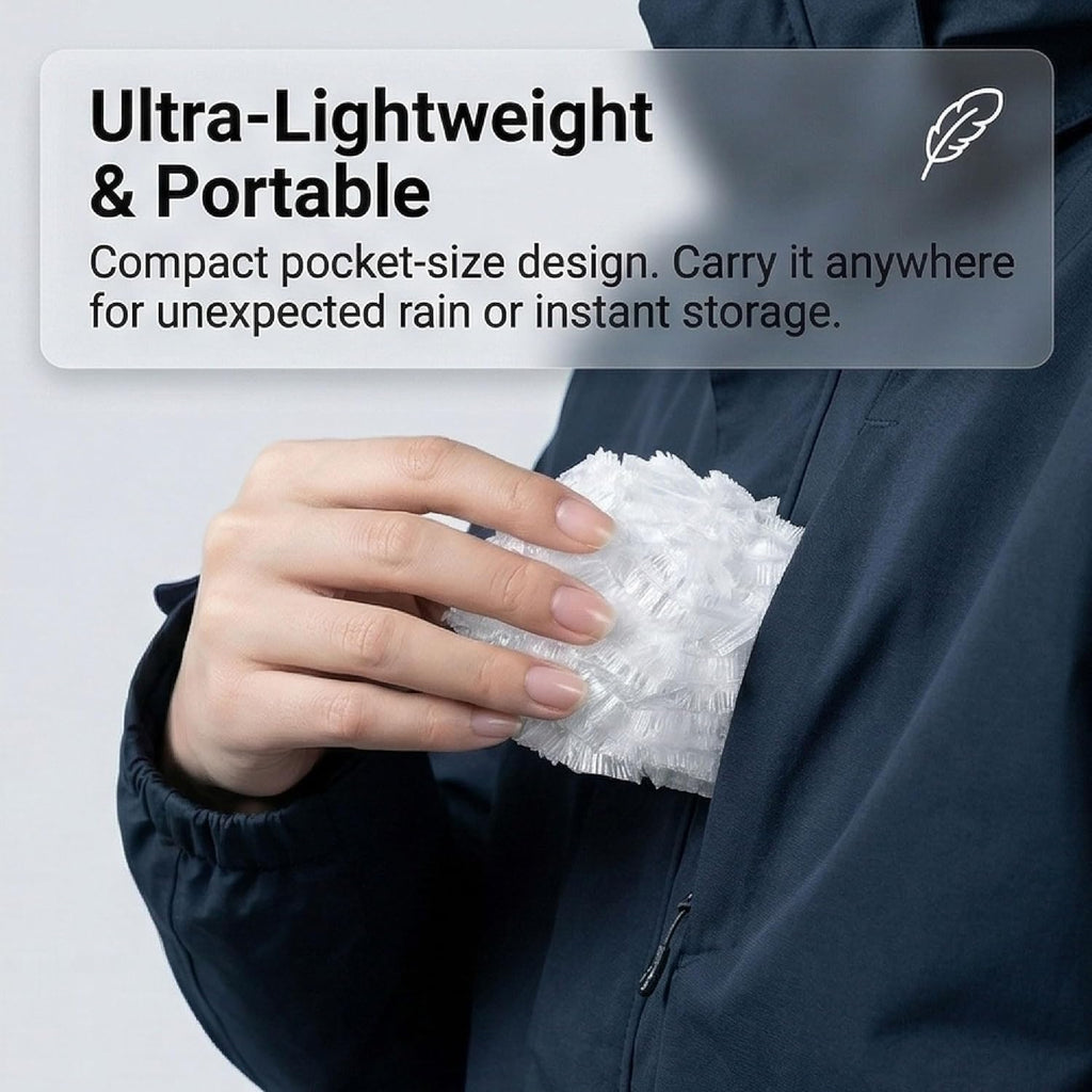 10-Pack Clear Backpack Rain Cover with Storage Box Waterproof Backpack Cover for Air Travel Hiking Camping Fits 15L-40L Bags Transparent Bag Cover Protector Outdoor Essentials