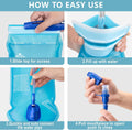 Hydration Bladder, 1.5L Water Bladder for Hiking Backpack, BPA-Free Leak Proof Water Reservoir Storage Bag, Water Pouch Hydration Pack for Hiking Cycling Running