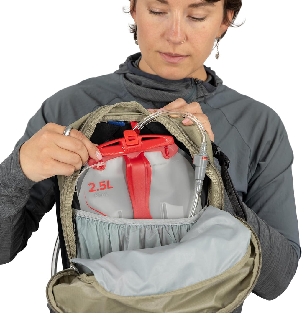 Osprey Hikelite 18L Durable Hiking Backpack - Travel Daypack with Rain Cover for Men and Women, Olive Tan Olive Tan 18l