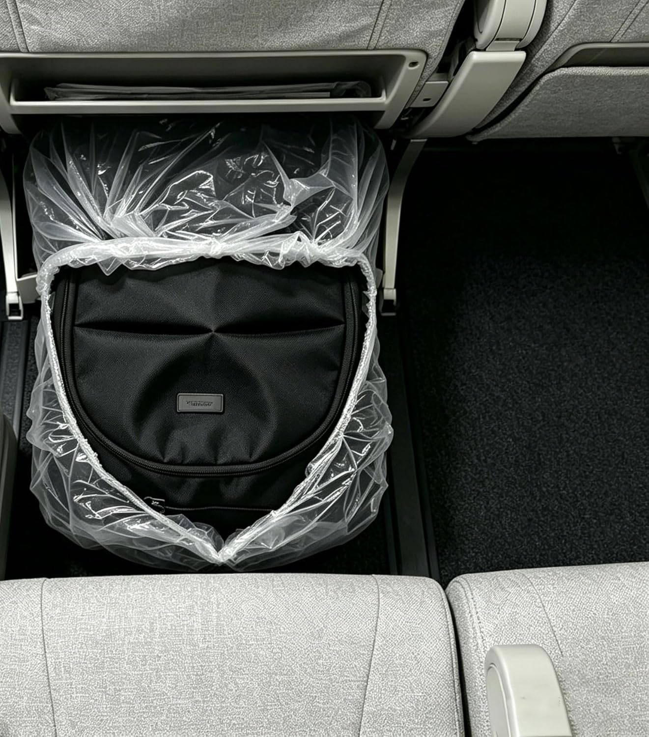 33PCS Disposable Bag Cover for Airplane Under Seat - Backpack Rain Cover, Fit for 25-60L, for Hiking, Air Travel, Commuting